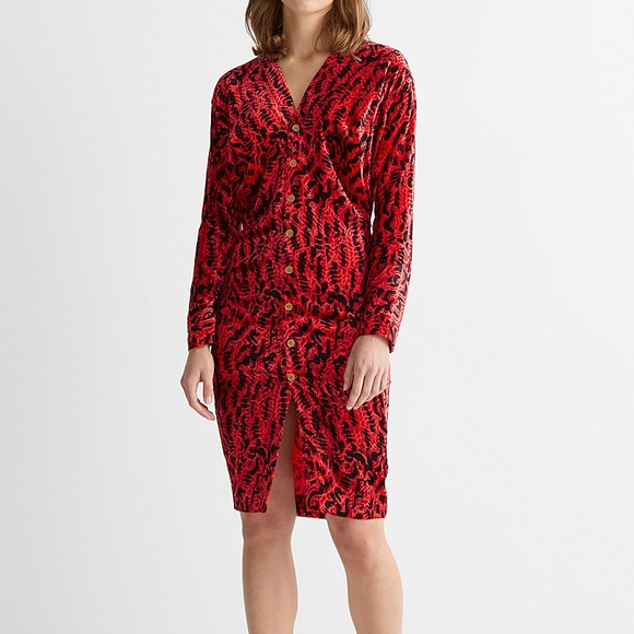 VIVIENNE WESTWOOD Wilma Velvet Midi Dress - Picture 4 of 14